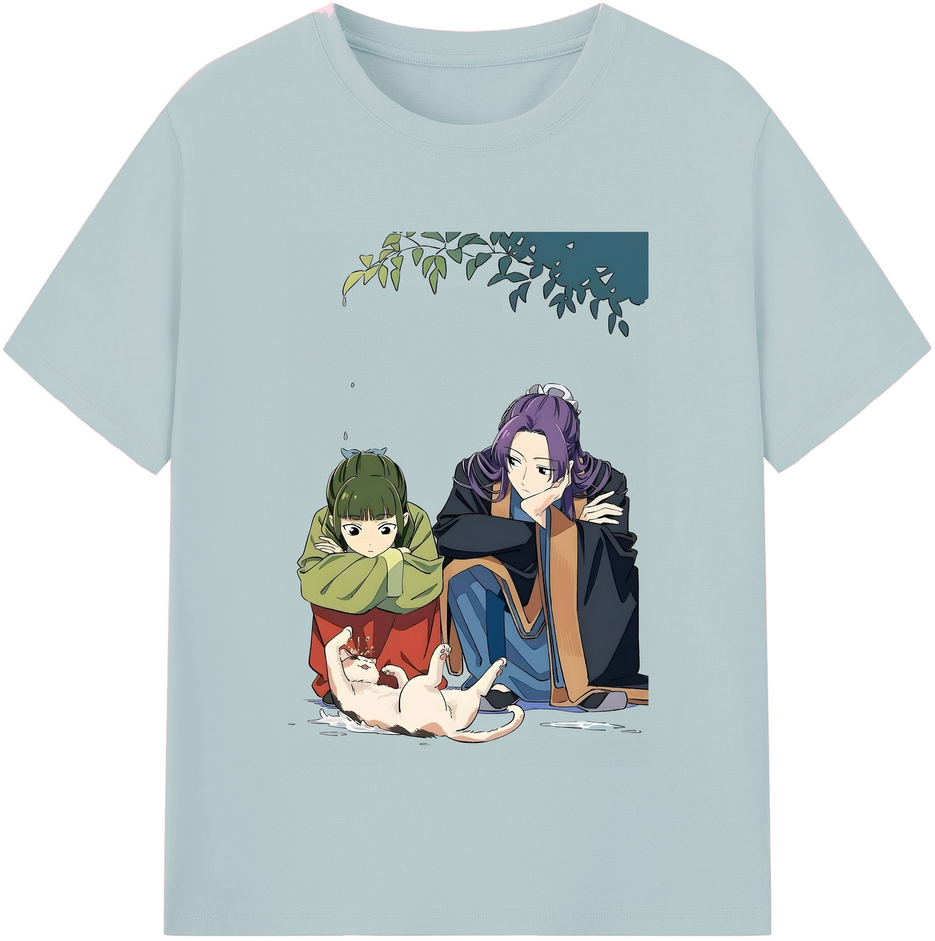 （画像用） 薬屋のひとりごと The Apothecary Diaries 綿100％半袖Tシャツ（フロントプリント）